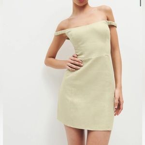 NWT Reformation Sawyer Linen Dress